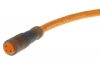 RKM 3-06/5 M og przewód 3x0,34mm2 z gniazdem prostym (wciskane, SNAP-IN), izolacja PVC pomarańczowa, LUMBERG 11279, zamiennik do ELKA-K 3308 PVC 025 5M, PM8F3